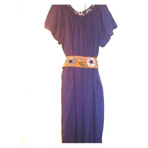 Purple mexican dress